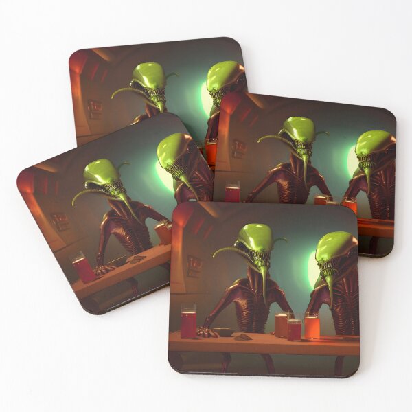 Item preview, The Thirsty Xenomorphs - Interstellar Cantina  designed and sold by insaneinc.