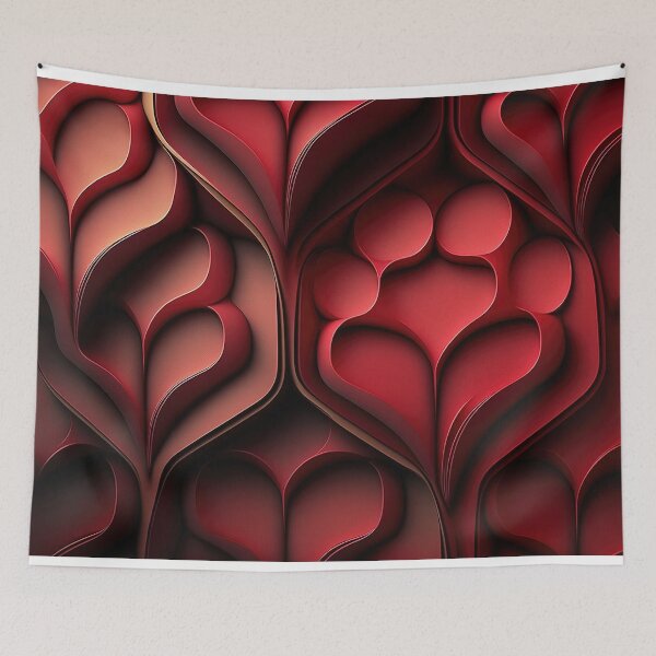 Item preview,  Hexa Patterned Valentines Day Abstract  designed and sold by ATALLAH Ahmed.