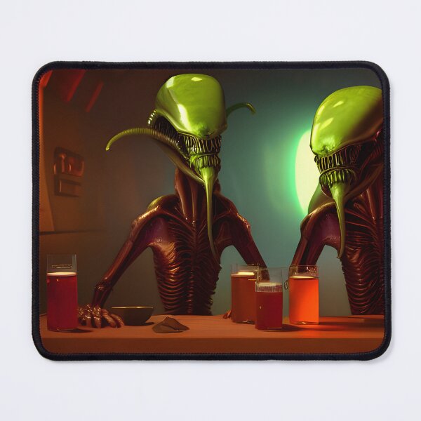Item preview, The Thirsty Xenomorphs - Interstellar Cantina  designed and sold by insaneinc.