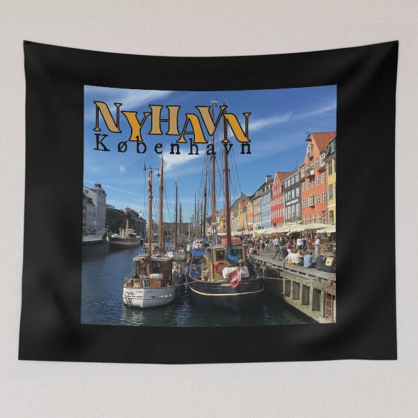 Item preview, Nyhavn Harbor, Kobenhavn (Copenhagen). Denmark designed and sold by ImaginedCo.