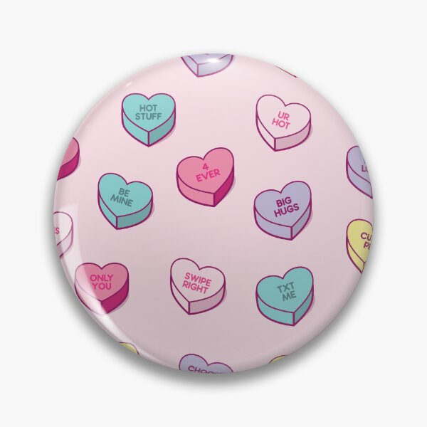 Item preview, Conversation Candy Social Media Love Hearts Pattern for Valentines Day designed and sold by Hixon House.