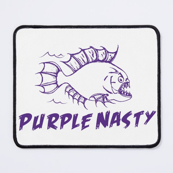Item preview, Purple Nasty piranha designed and sold by dizzycatbiz.