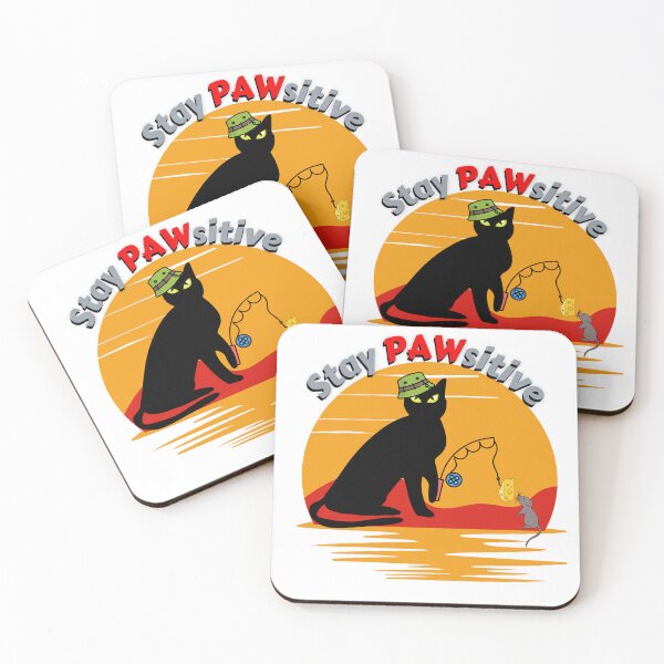 Item preview, Stay Pawsitive designed and sold by BusyMonkeys.