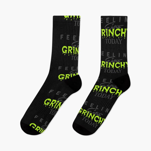 Item preview, Feeling Extra Grinchy Today - Typographic Style 2 designed and sold by Dude 4U.