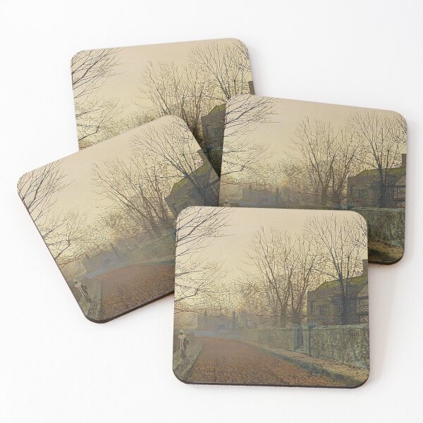 Item preview, John Atkinson Grimshaw - A November Morning designed and sold by tomorrowsart.