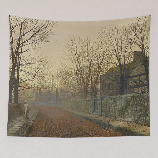 Item preview, John Atkinson Grimshaw - A November Morning designed and sold by tomorrowsart.