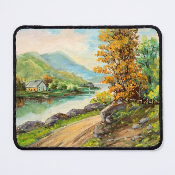 Item preview, Rural Scene Landscape Oil Painting designed and sold by visfineart.