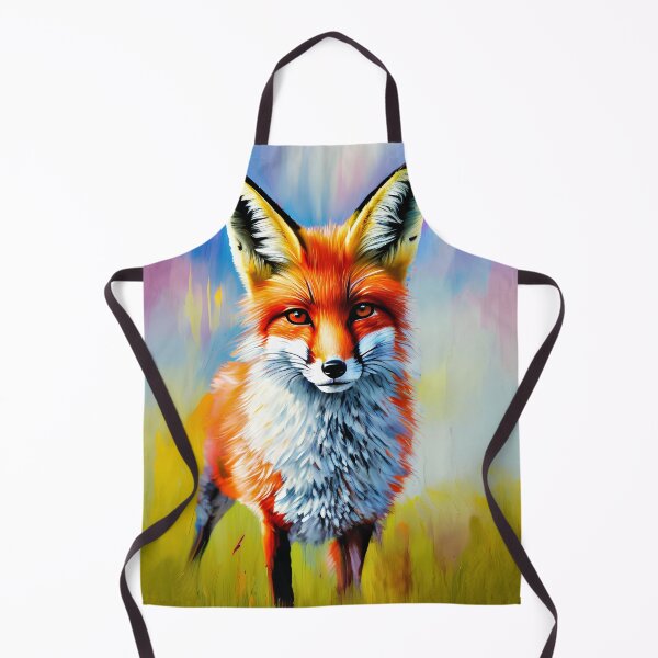 Aperçu de l'œuvre Art de renard orange coloré créée et vendue par Blok45.