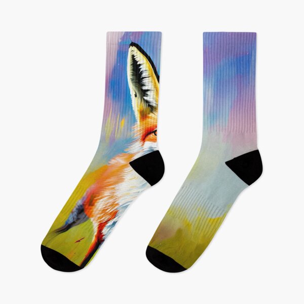 Item preview, Colorful Orange Fox Art designed and sold by Blok45.