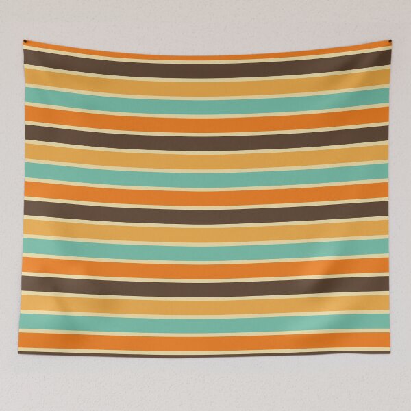 Item preview, Colorful horizontal retro style stripes designed and sold by BattaAnastasia.