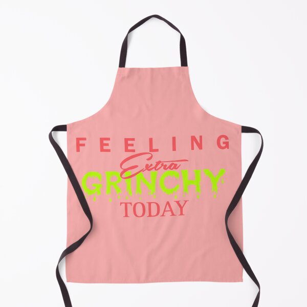 Item preview, Feeling Extra Grinchy Today - Typographic Style red 4 designed and sold by Dude 4U.