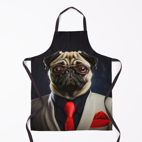Artikelvorschau, Classy as Pug in White Tuxedo entworfen und verkauft von Artistic Pandas.