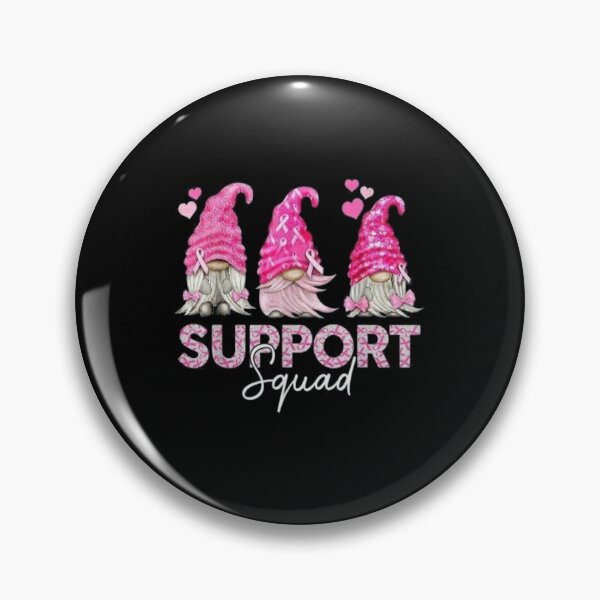 Item preview, Funny Gnomies Support Squad Breast Cancer Awareness Month T-Shirt designed and sold by aramida.