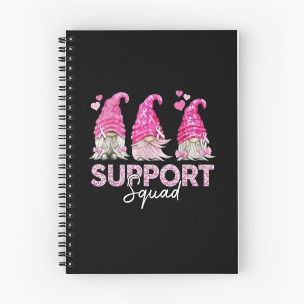 Item preview, Funny Gnomies Support Squad Breast Cancer Awareness Month T-Shirt designed and sold by aramida.
