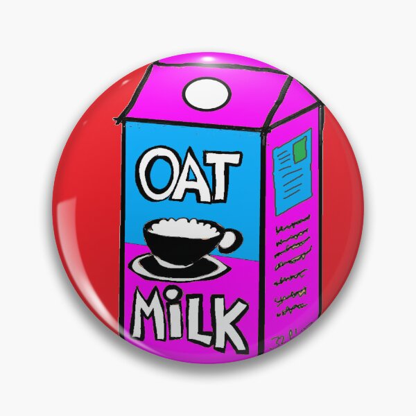 Item preview, vegan oat milk pop art by LowEndGraphics designed and sold by LowEndGraphics.