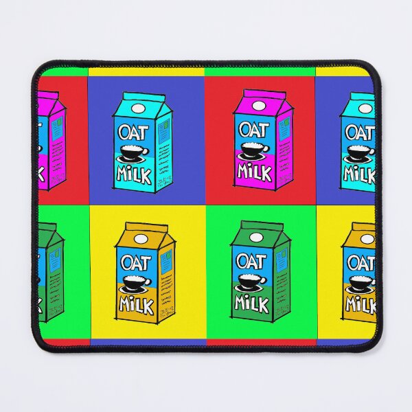 Item preview, vegan oat milk pop art by LowEndGraphics designed and sold by LowEndGraphics.