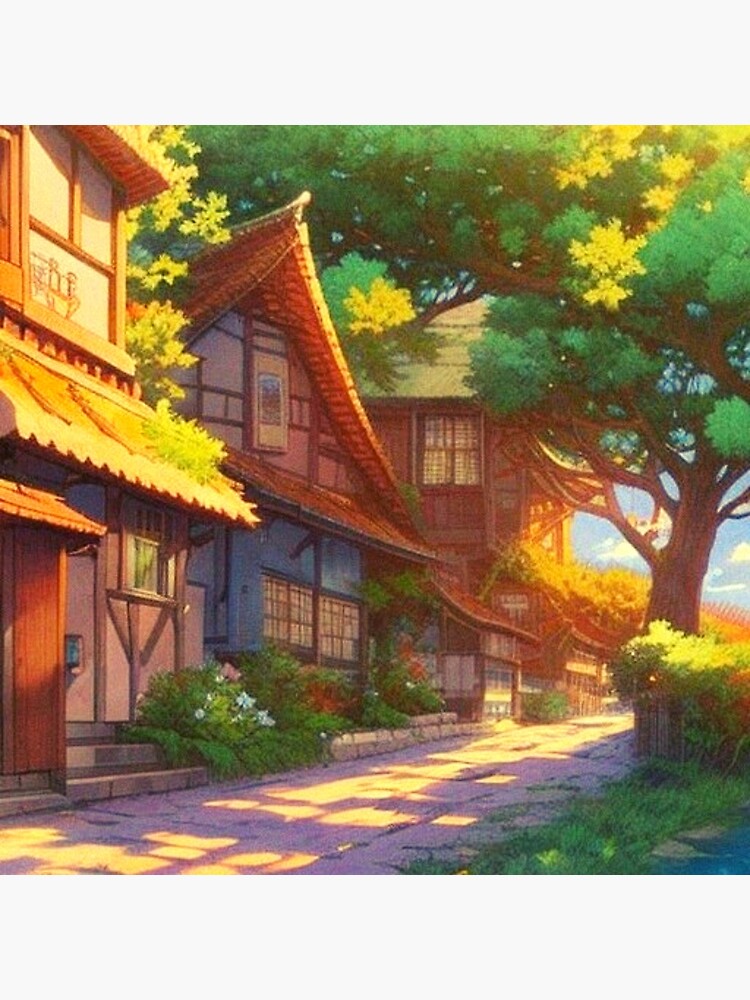 The red thread of fate | Forest village, Japanese forest, Japanese village