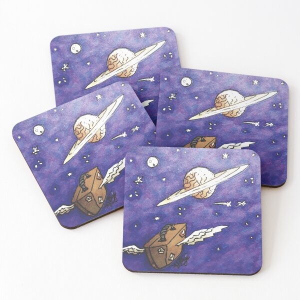 Item preview, France Trip 2023 "Flight to Saturn" Flying Suitcase Space Travels to Another Planet designed and sold by ajrhys.