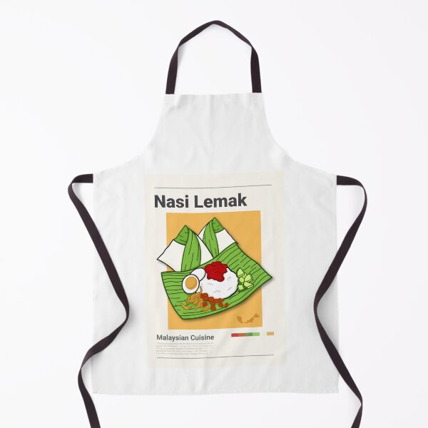 Item preview, Dibujos animados Nasi Lemak || comida malaya || minimalista designed and sold by cookingwithten.