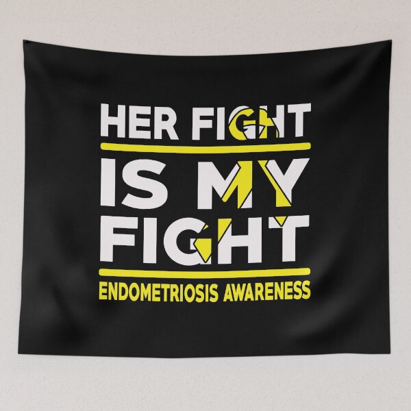 Item preview, Her Fight Is My Fight Endometriosis Awareness designed and sold by Adolfo114.