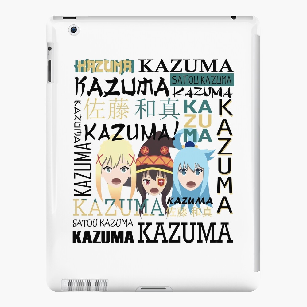 Kazuma Kazuma Kazuma Ipad Case Skin By Akbarmna Redbubble