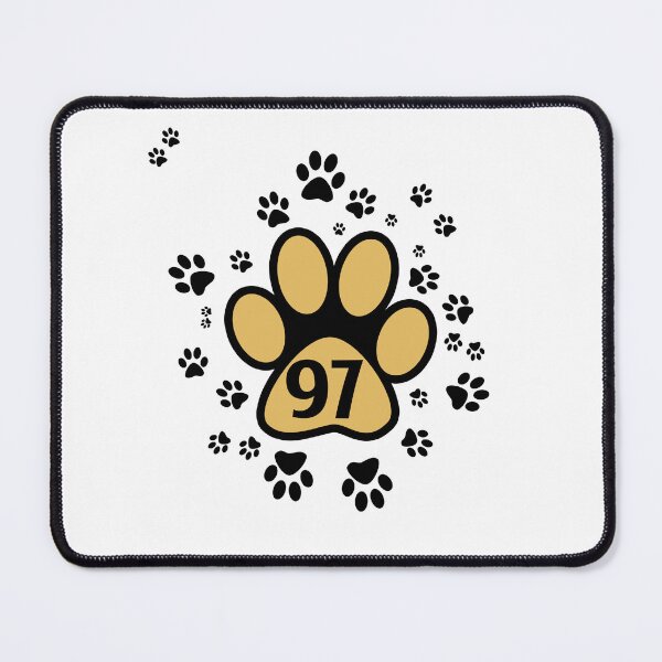 Item preview, 97 - number with animal paws designed and sold by MadandMean.