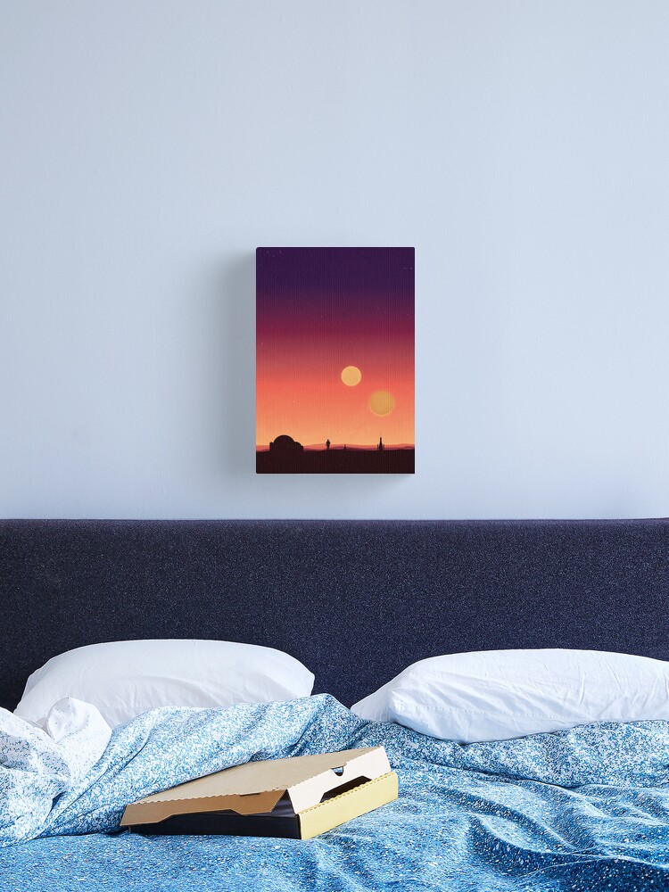 Thumbnail 1 of 3, Canvas Print, Tatooine designed and sold by donpringus.