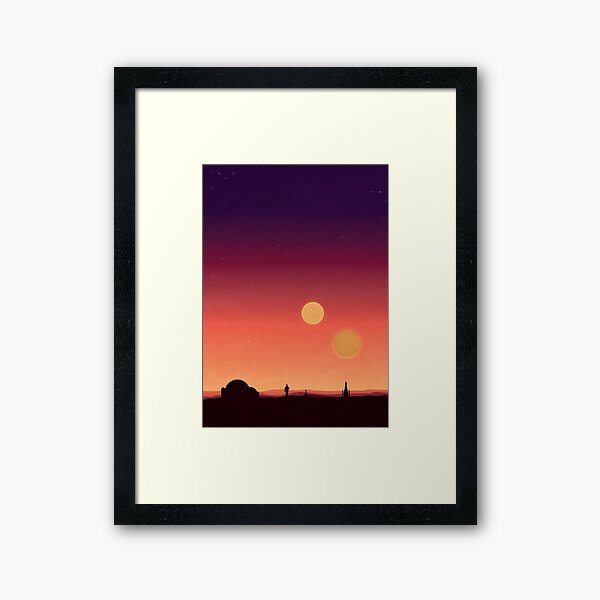Tatooine Framed Art Print