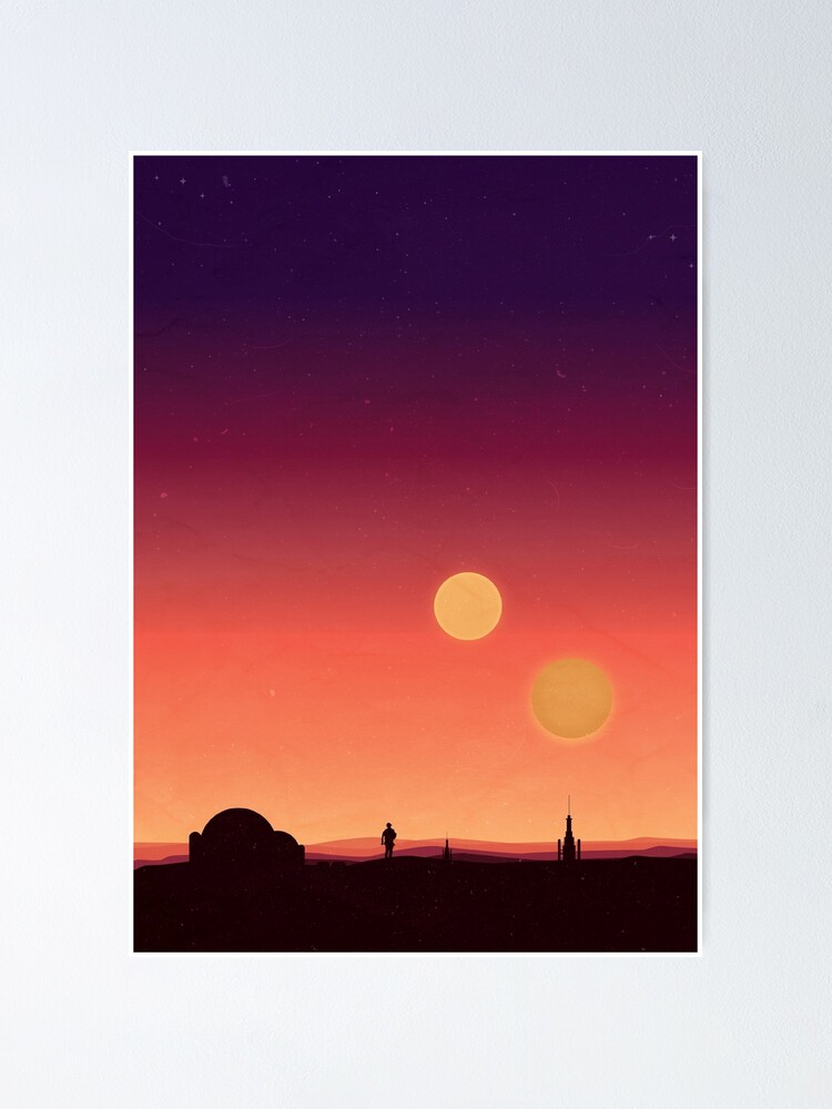 Tatooine Poster By Donpringus Redbubble