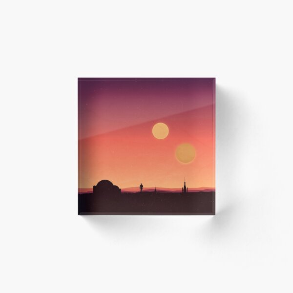 Tatooine Acrylic Block