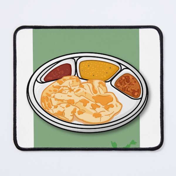 Item preview, Cartoon Roti Canai || Malaysian Food || Minimalist  designed and sold by cookingwithten.