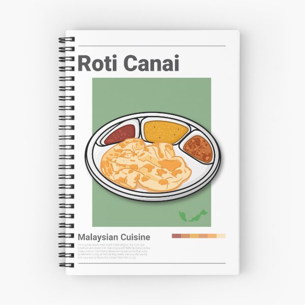 Item preview, Cartoon Roti Canai || Malaysian Food || Minimalist  designed and sold by cookingwithten.