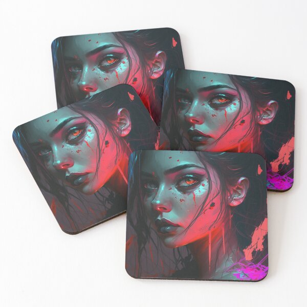 Item preview, Horror Girl Power with Neon colors - Trending designed and sold by Dualism619.