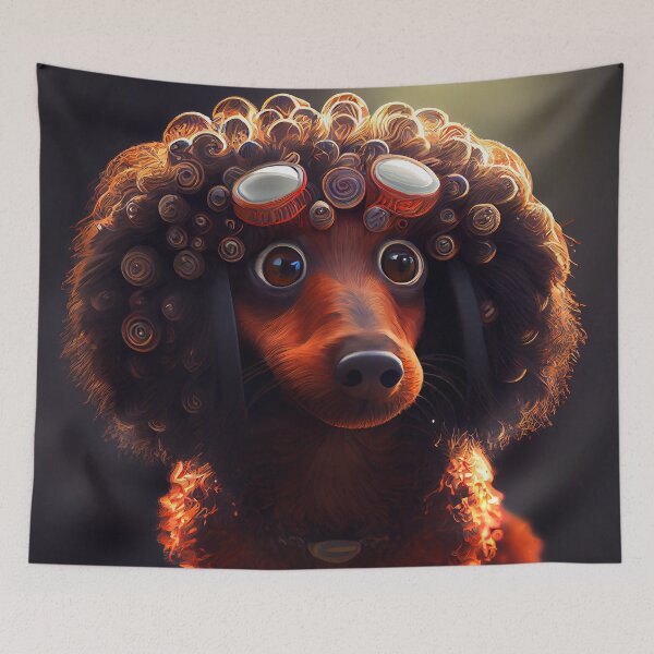 Item preview, Afro Dachshund Cute Dog  designed and sold by Artistic Pandas.
