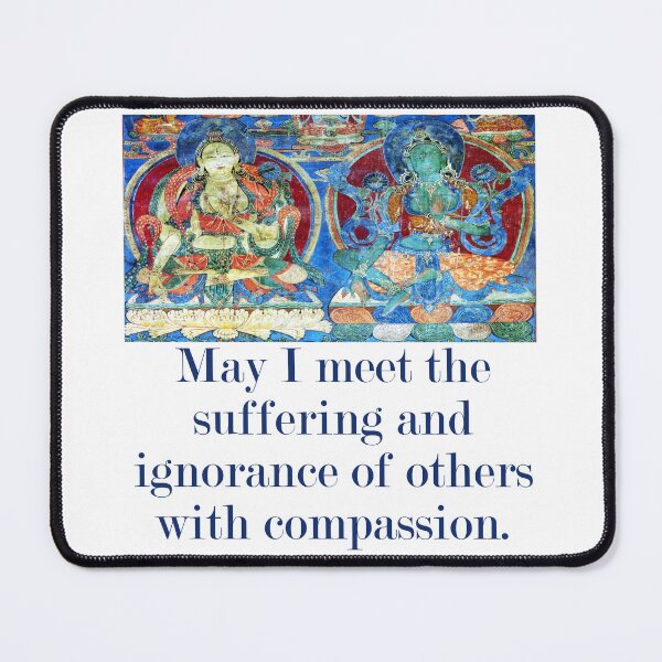 Item preview, May I Meet The Suffering And Ignorance - Compassion Quote designed and sold by CrankyOldDude.