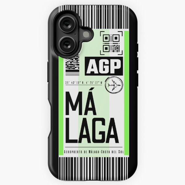 Item preview, MALAGA AGP COSTA DEL SOL classic luggage tag stickers designed and sold by LeddsoDello.