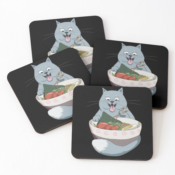 Item preview, Funny Cat Ramen Kawaii Anime Cat Lover Japanese Noodles designed and sold by r-silver.