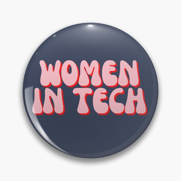Item preview, Women in Tech Pink Retro designed and sold by polishalpaca.