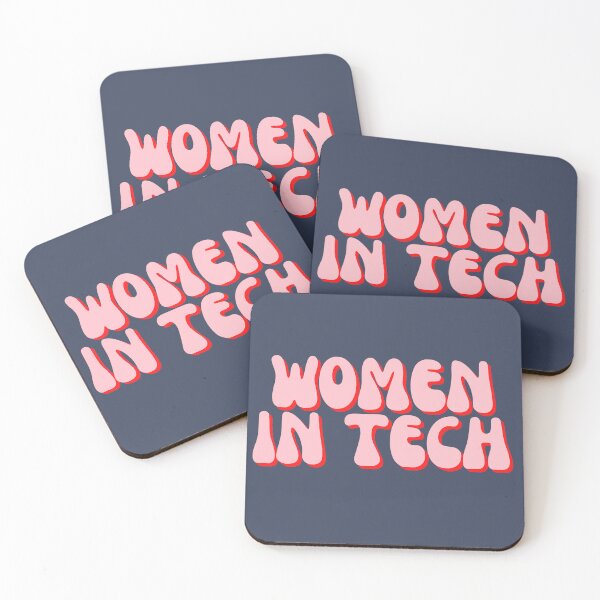 Item preview, Women in Tech Pink Retro designed and sold by polishalpaca.