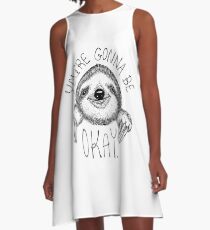 Vestido acampanado Slothspiration