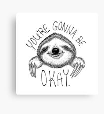 Lienzo metálico Slothspiration