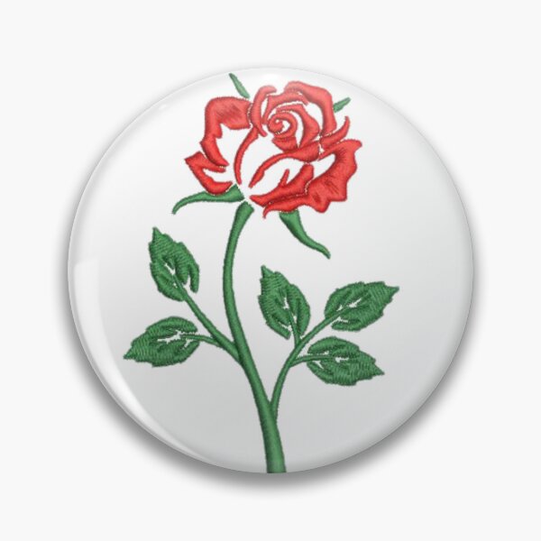 Item preview, "Embroidered" rose designed and sold by BestFashion4u.