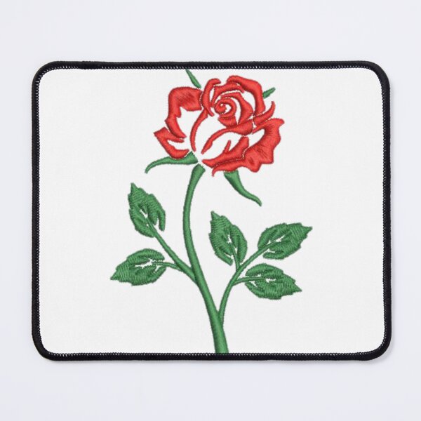 Item preview, "Embroidered" rose designed and sold by BestFashion4u.