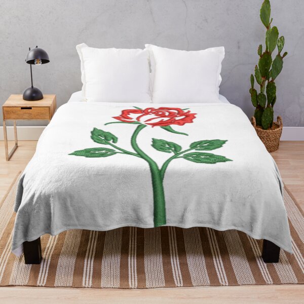 Item preview, "Embroidered" rose designed and sold by BestFashion4u.