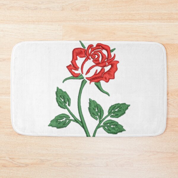 Item preview, "Embroidered" rose designed and sold by BestFashion4u.