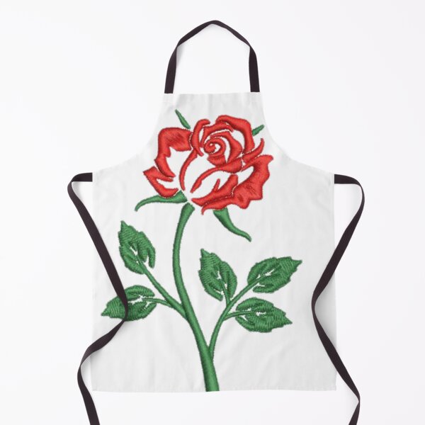 Item preview, "Embroidered" rose designed and sold by BestFashion4u.