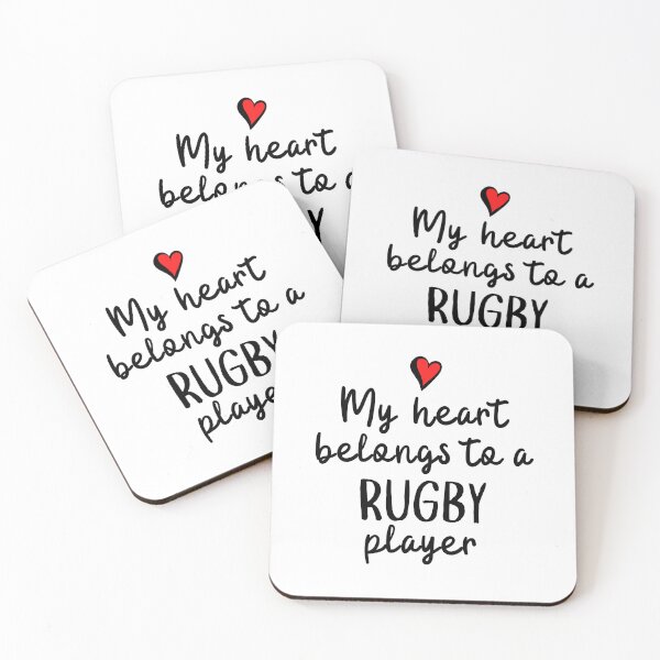 Item preview, My heart belongs to a rugby player designed and sold by TheGreenGoat.