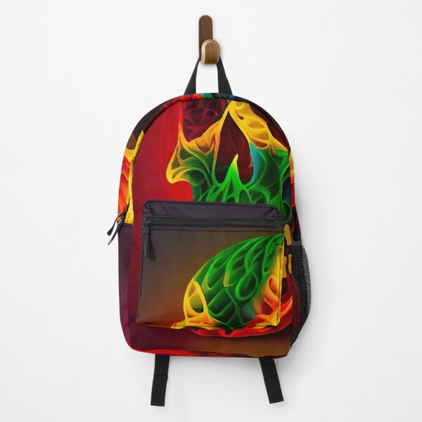 Item preview, Large format Chilli Skull psycho colors designed and sold by AiArtestry.