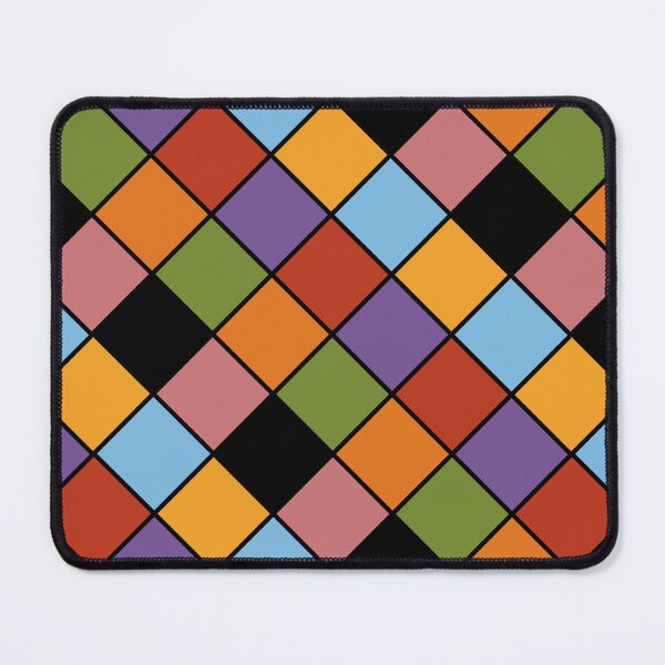 Artikelvorschau, Rainbow Diamond Pattern Farbpalette der 70er Jahre entworfen und verkauft von TheScraggyBeard.