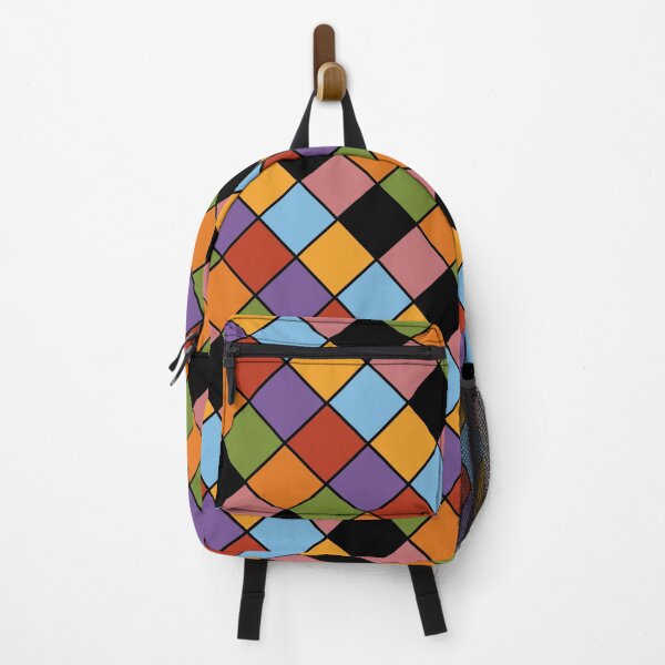 Artikelvorschau, Rainbow Diamond Pattern Farbpalette der 70er Jahre entworfen und verkauft von TheScraggyBeard.